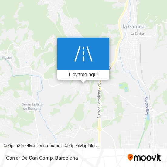 Mapa Carrer De Can Camp