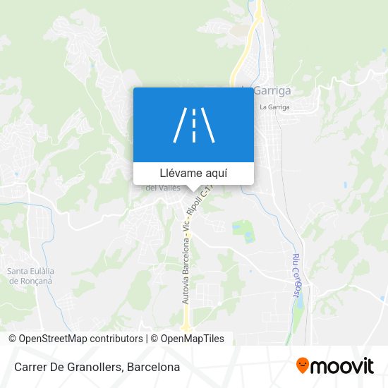 Mapa Carrer De Granollers
