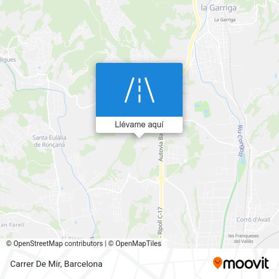 Mapa Carrer De Mir