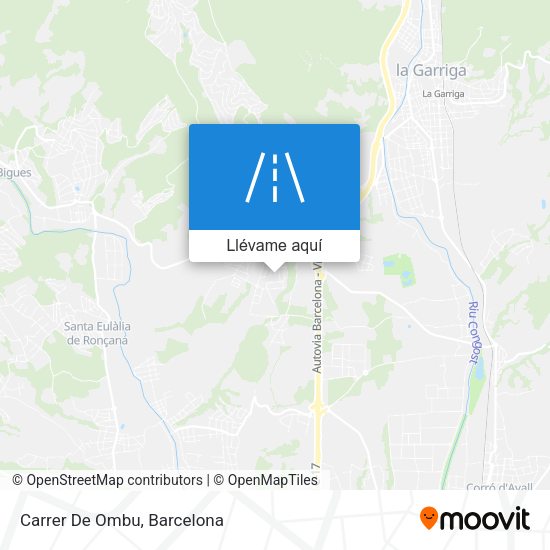 Mapa Carrer De Ombu