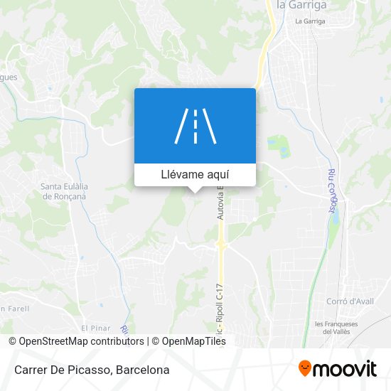 Mapa Carrer De Picasso
