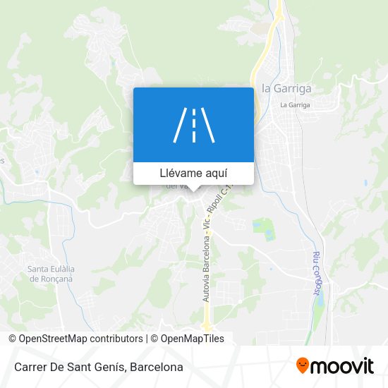 Mapa Carrer De Sant Genís