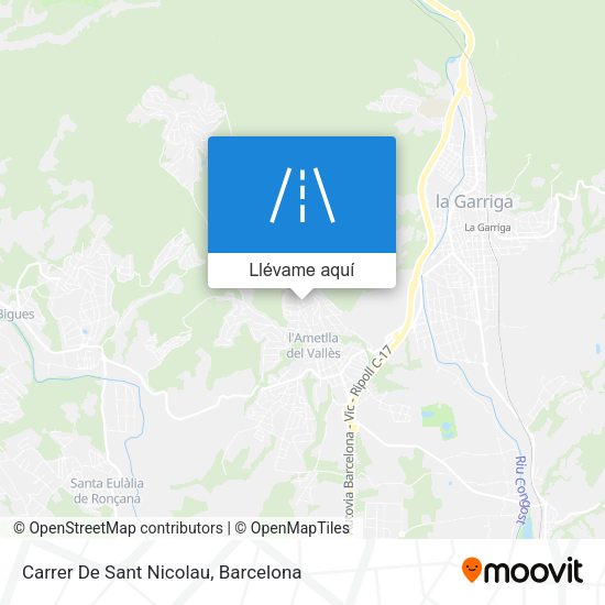 Mapa Carrer De Sant Nicolau