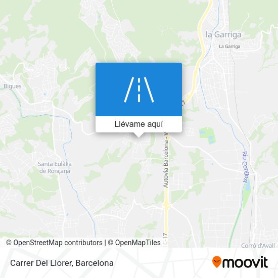 Mapa Carrer Del Llorer
