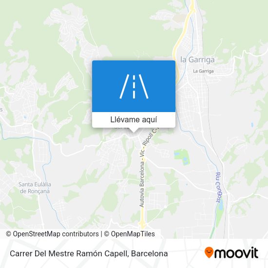 Mapa Carrer Del Mestre Ramón Capell