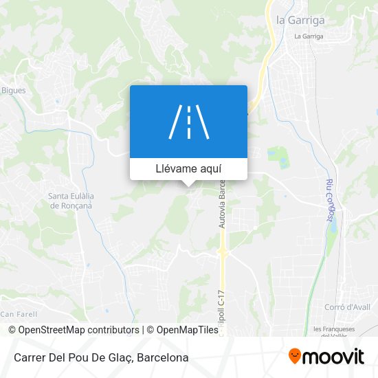 Mapa Carrer Del Pou De Glaç