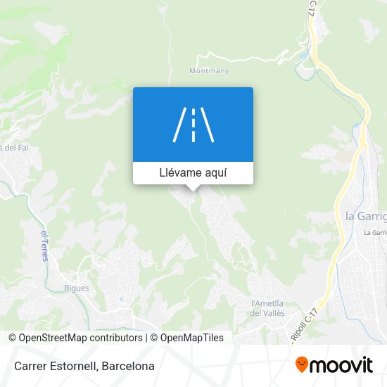 Mapa Carrer Estornell