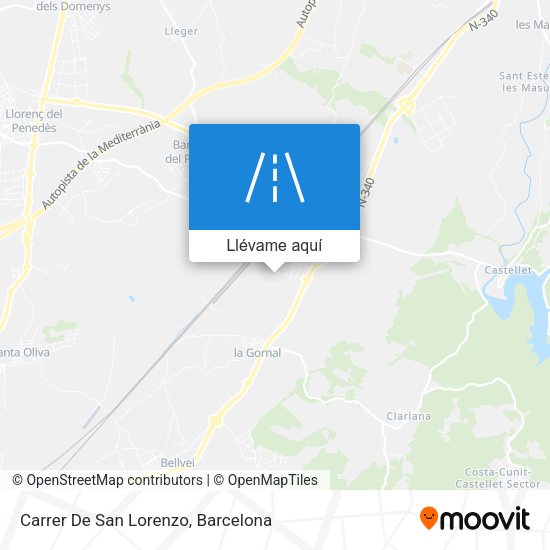 Mapa Carrer De San Lorenzo