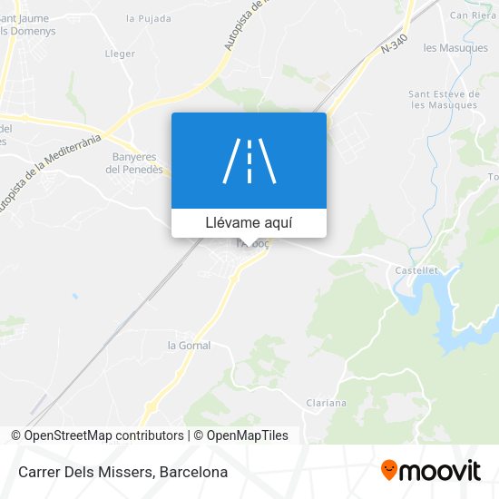 Mapa Carrer Dels Missers
