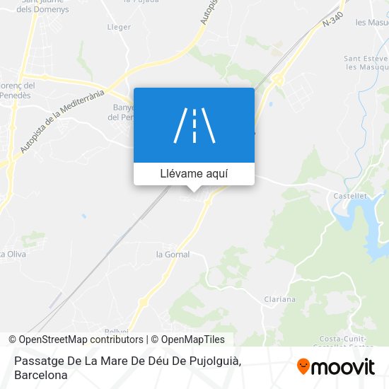 Mapa Passatge De La Mare De Déu De Pujolguià