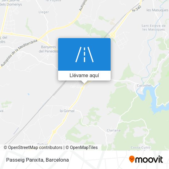 Mapa Passeig Panxita