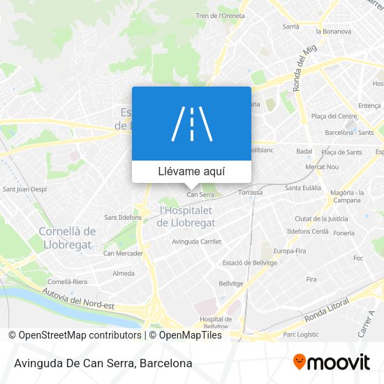 Mapa Avinguda De Can Serra
