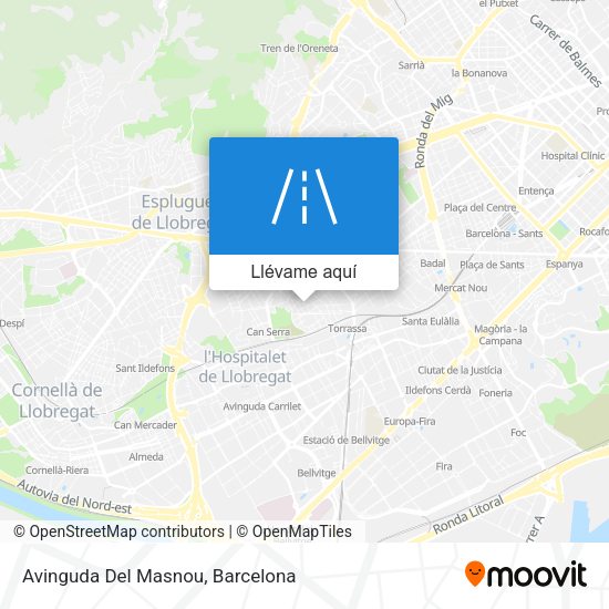 Mapa Avinguda Del Masnou