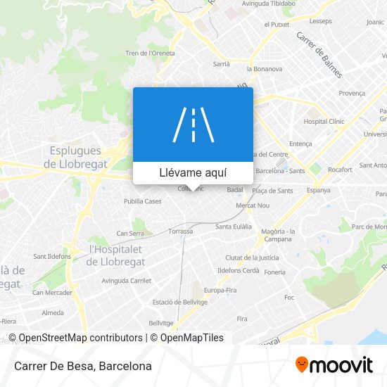 Mapa Carrer De Besa