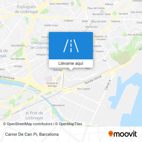 Mapa Carrer De Can Pi