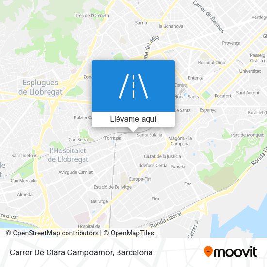 Mapa Carrer De Clara Campoamor
