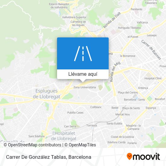 Mapa Carrer De González Tablas