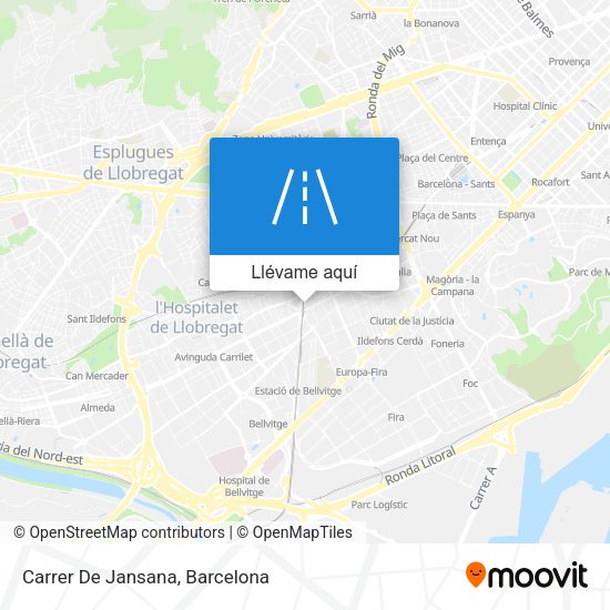 Mapa Carrer De Jansana