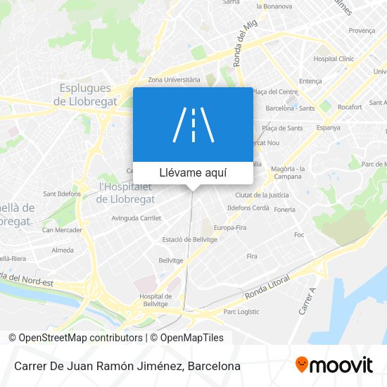 Mapa Carrer De Juan Ramón Jiménez