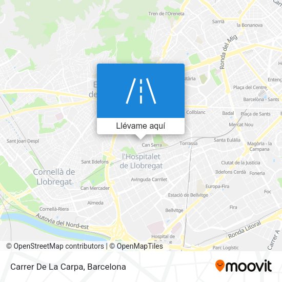 Mapa Carrer De La Carpa