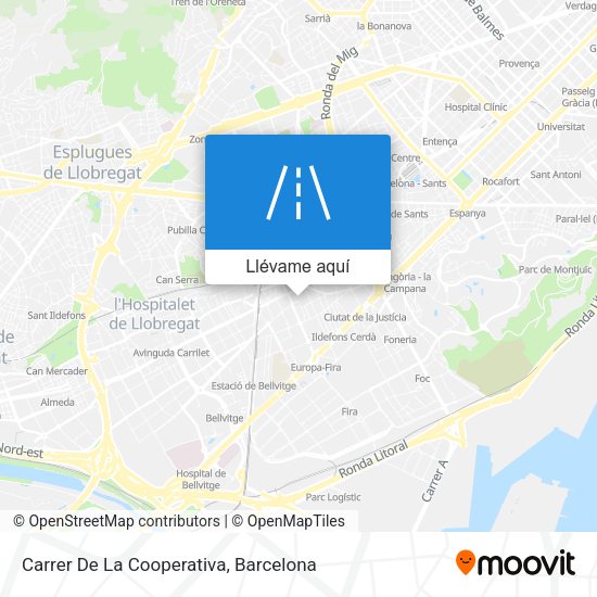 Mapa Carrer De La Cooperativa