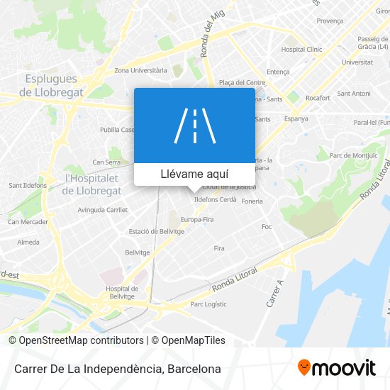 Mapa Carrer De La Independència