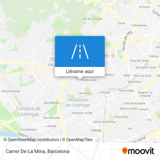 Mapa Carrer De La Mina