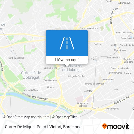 Mapa Carrer De Miquel Peiró I Victori