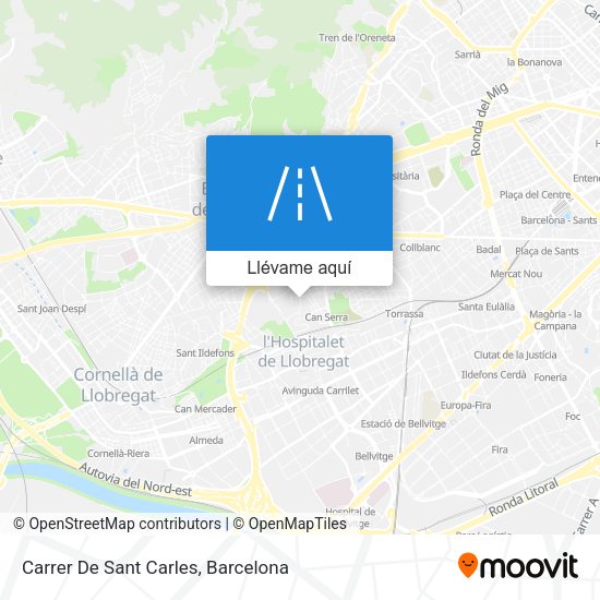 Mapa Carrer De Sant Carles
