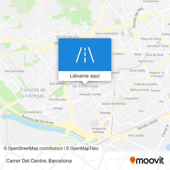 Mapa Carrer Del Centre