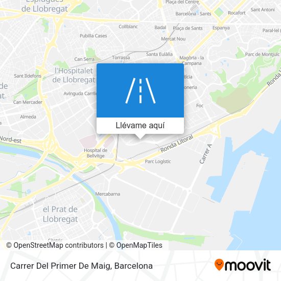 Mapa Carrer Del Primer De Maig