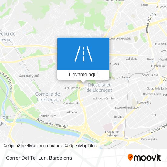 Mapa Carrer Del Tel·Luri