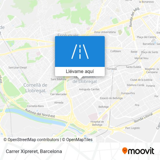 Mapa Carrer Xipreret
