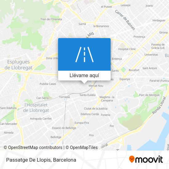 Mapa Passatge De Llopis