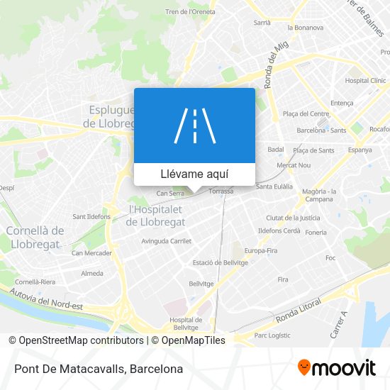 Mapa Pont De Matacavalls