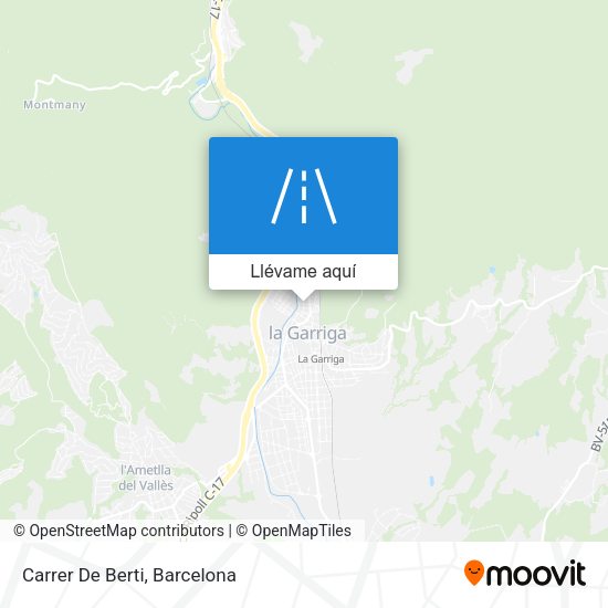 Mapa Carrer De Berti