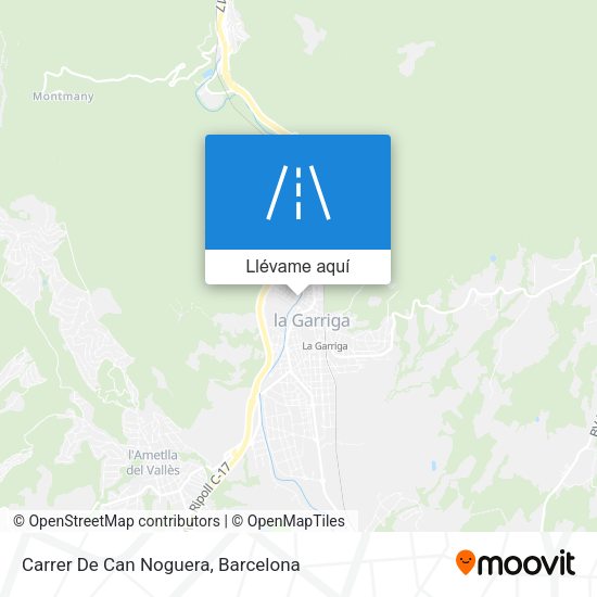 Mapa Carrer De Can Noguera
