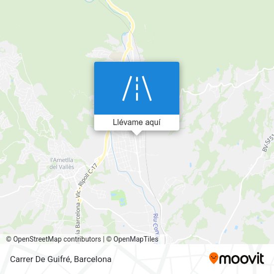 Mapa Carrer De Guifré