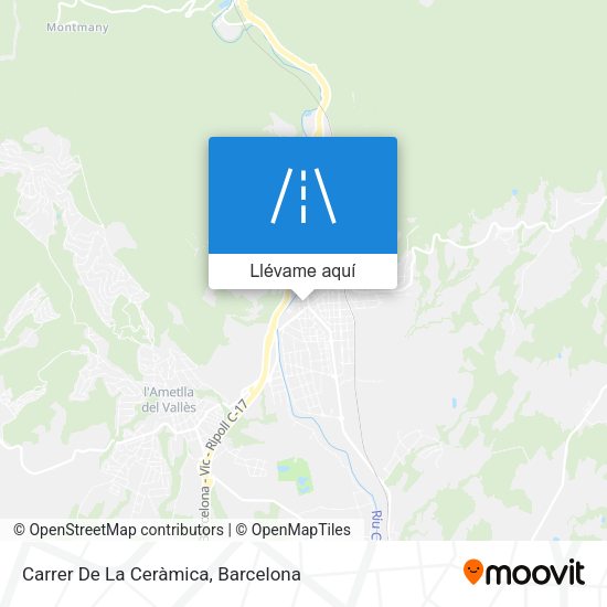 Mapa Carrer De La Ceràmica