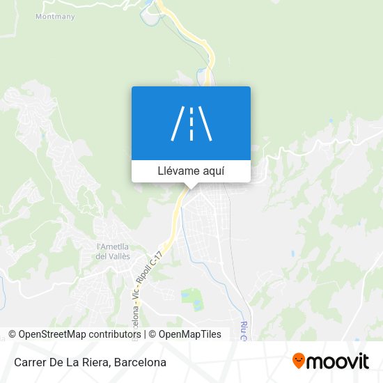Mapa Carrer De La Riera