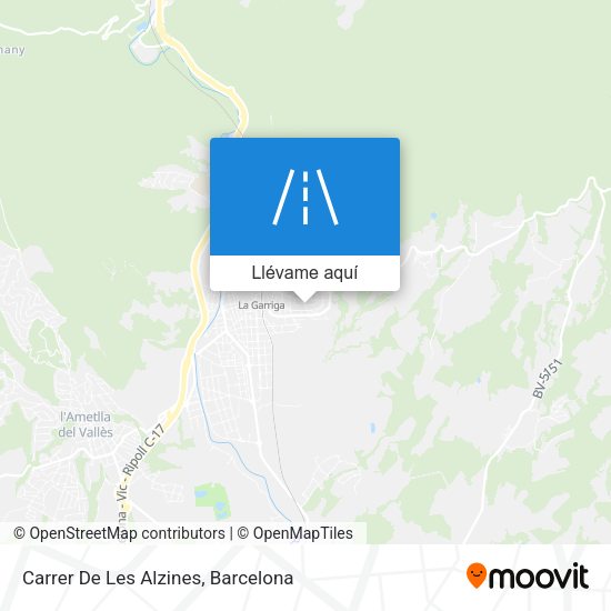 Mapa Carrer De Les Alzines