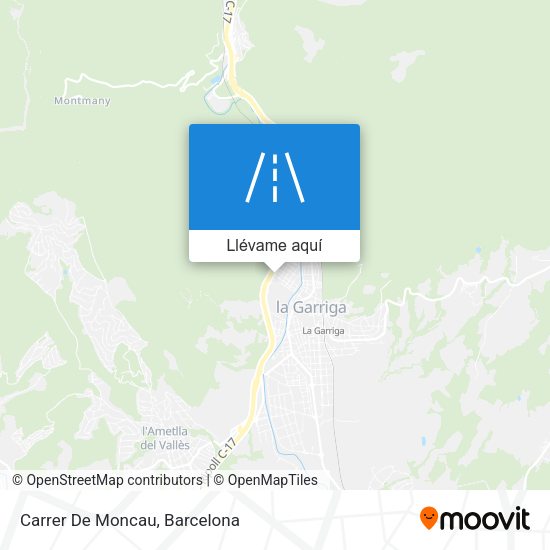 Mapa Carrer De Moncau