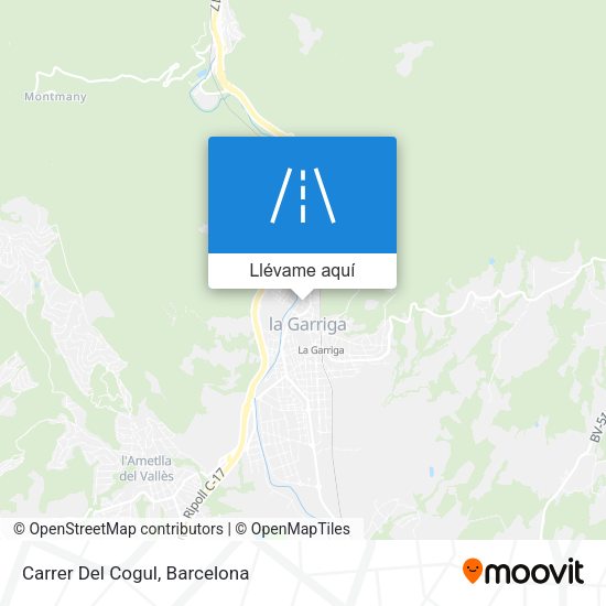 Mapa Carrer Del Cogul