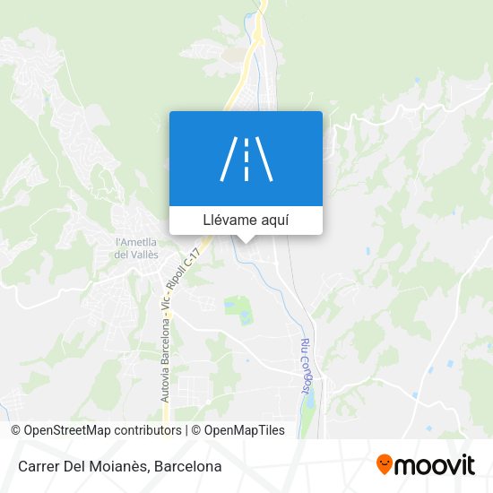 Mapa Carrer Del Moianès
