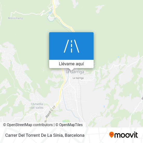 Mapa Carrer Del Torrent De La Sínia