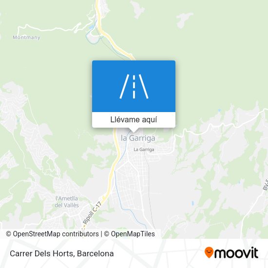 Mapa Carrer Dels Horts