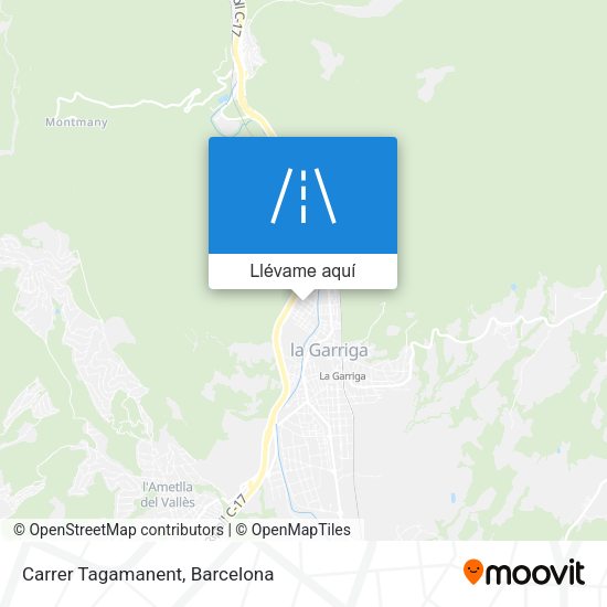 Mapa Carrer Tagamanent