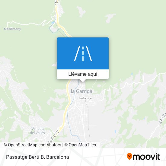 Mapa Passatge Bertí B