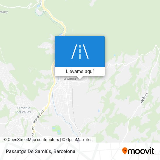 Mapa Passatge De Samlús