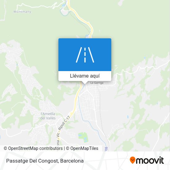 Mapa Passatge Del Congost